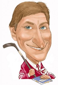 Wayne Gretzky caricature